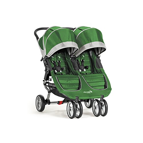 Baby Jogger City Mini Double Stroller  Evergreen Gray