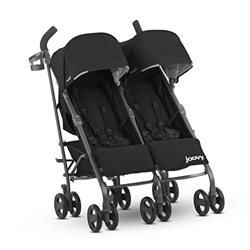 JOOVY Twin Groove Ultralight Umbrella Stroller  Black