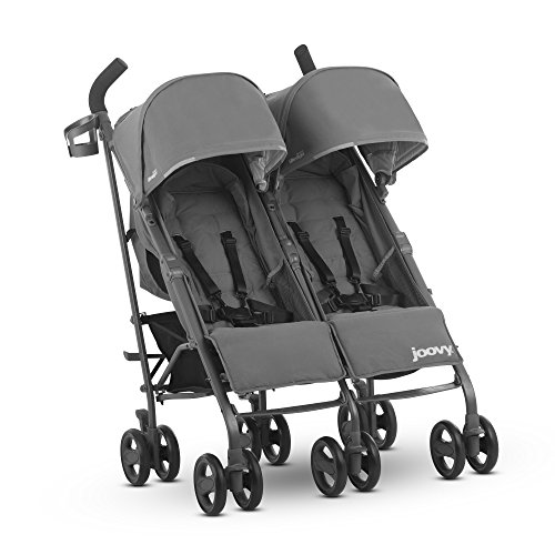 JOOVY Twin Groove Ultralight Umbrella Stroller  Charcoal