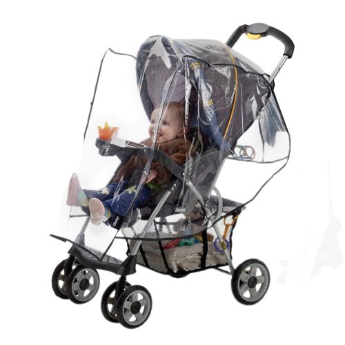 Jeep Standard Stroller Rain Cover  Stroller Rain Cover  Baby Rain Cover  Stroller Accessories  Stroller Weather Shield  Universal Size  Waterproof  Windproof  Ventilation  Clear Vinyl Plastic