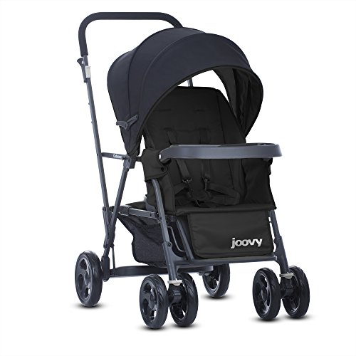 Joovy Caboose Graphite Stand On Tandem Stroller  Black