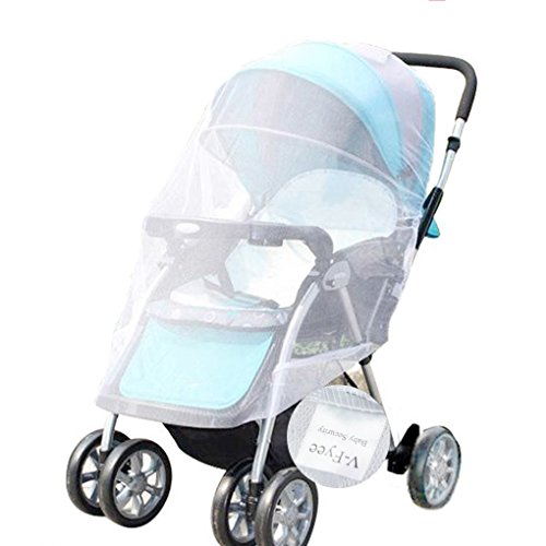 Mosquito Net  V-FYee Bug Net for Baby Strollers Infant Carriers Car Seats Cradles  White