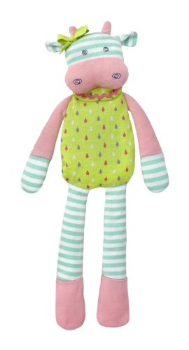 Organic Farm Buddies Plush Toy - Belle Cow  14 inches